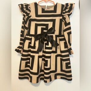 Stylish Black and Tan Kids Dress